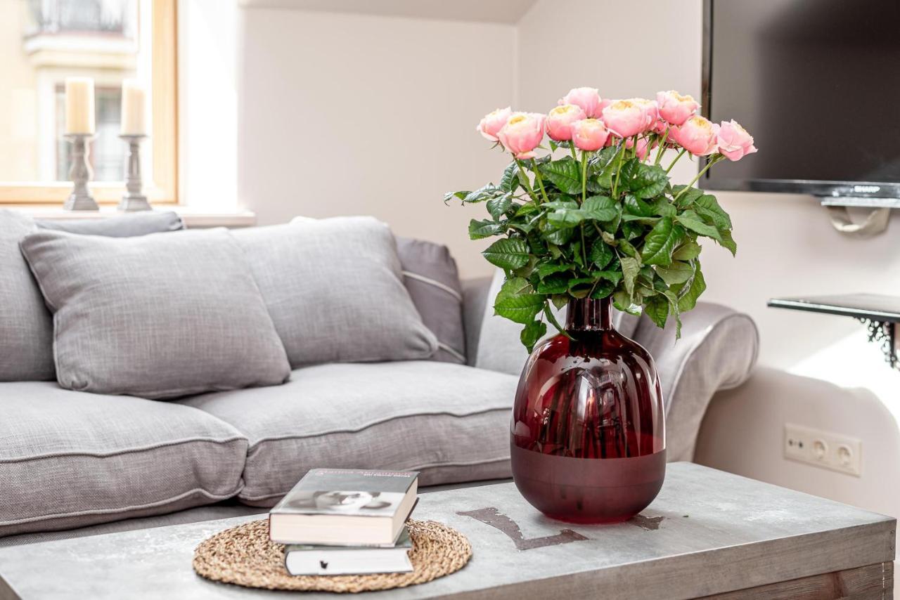Appartamento Luxury Gaono in Old Town VNO Esterno foto