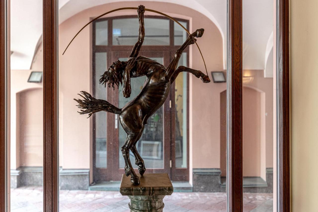 Appartamento Luxury Gaono in Old Town VNO Esterno foto