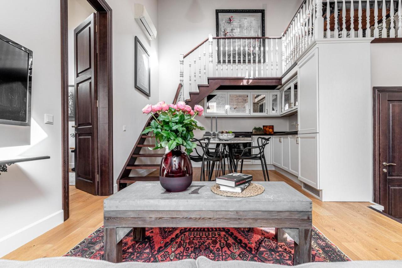 Appartamento Luxury Gaono in Old Town VNO Esterno foto