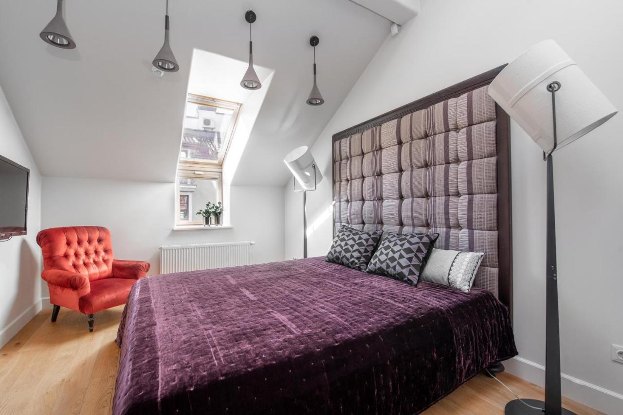 Appartamento Luxury Gaono in Old Town VNO Esterno foto