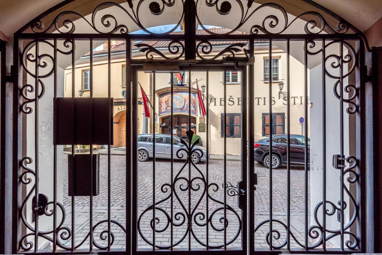 Appartamento Luxury Gaono in Old Town VNO Esterno foto