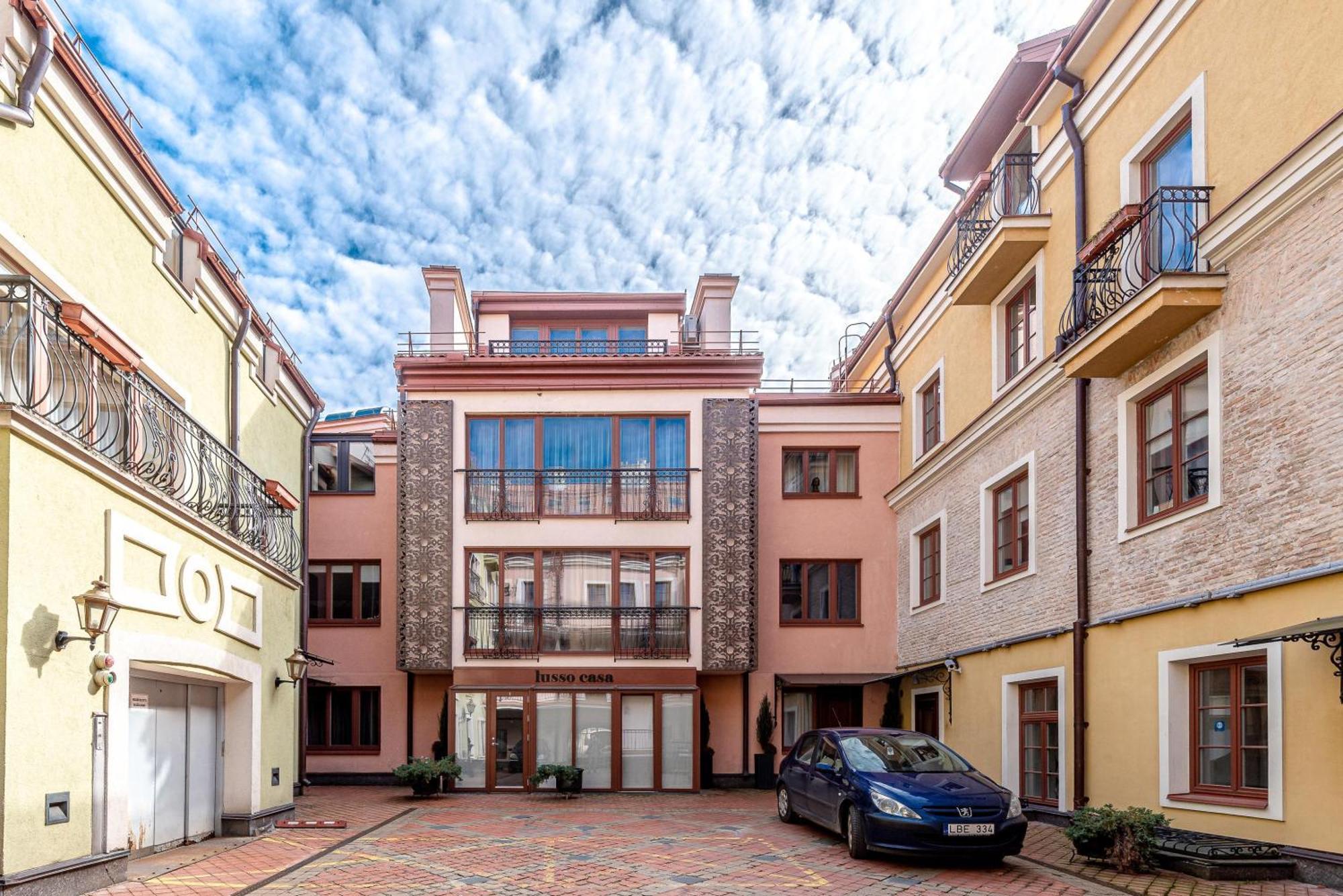 Appartamento Luxury Gaono in Old Town VNO Esterno foto